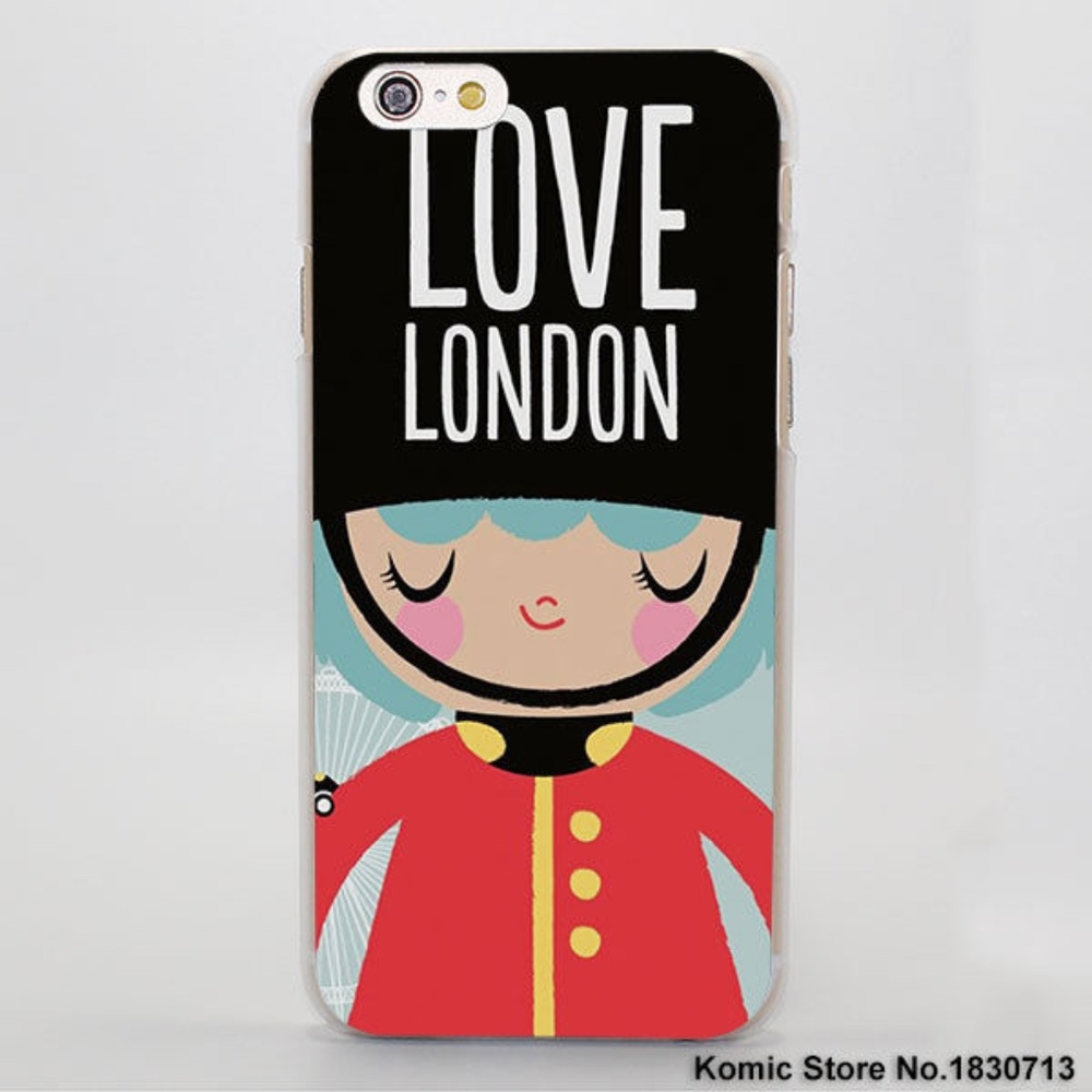 Love London Style Hard Case Cover For iPhone 7PLUS